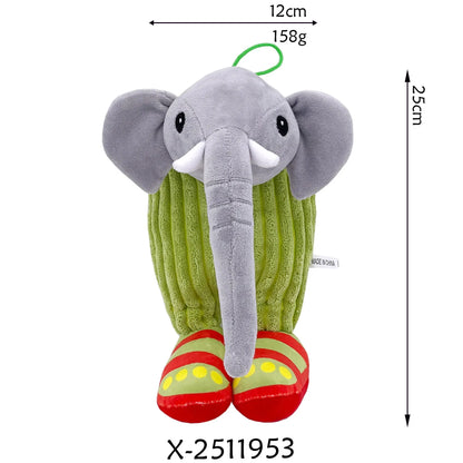 Shark figurine peripheral cotton plush toy in a humorous animal character design