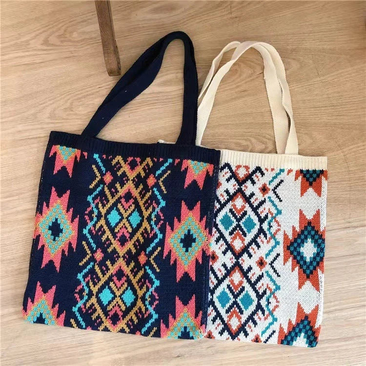 Hhomeenjoy Classic Ethnic-Inspired Woven Bag for Versatile Daily Wear