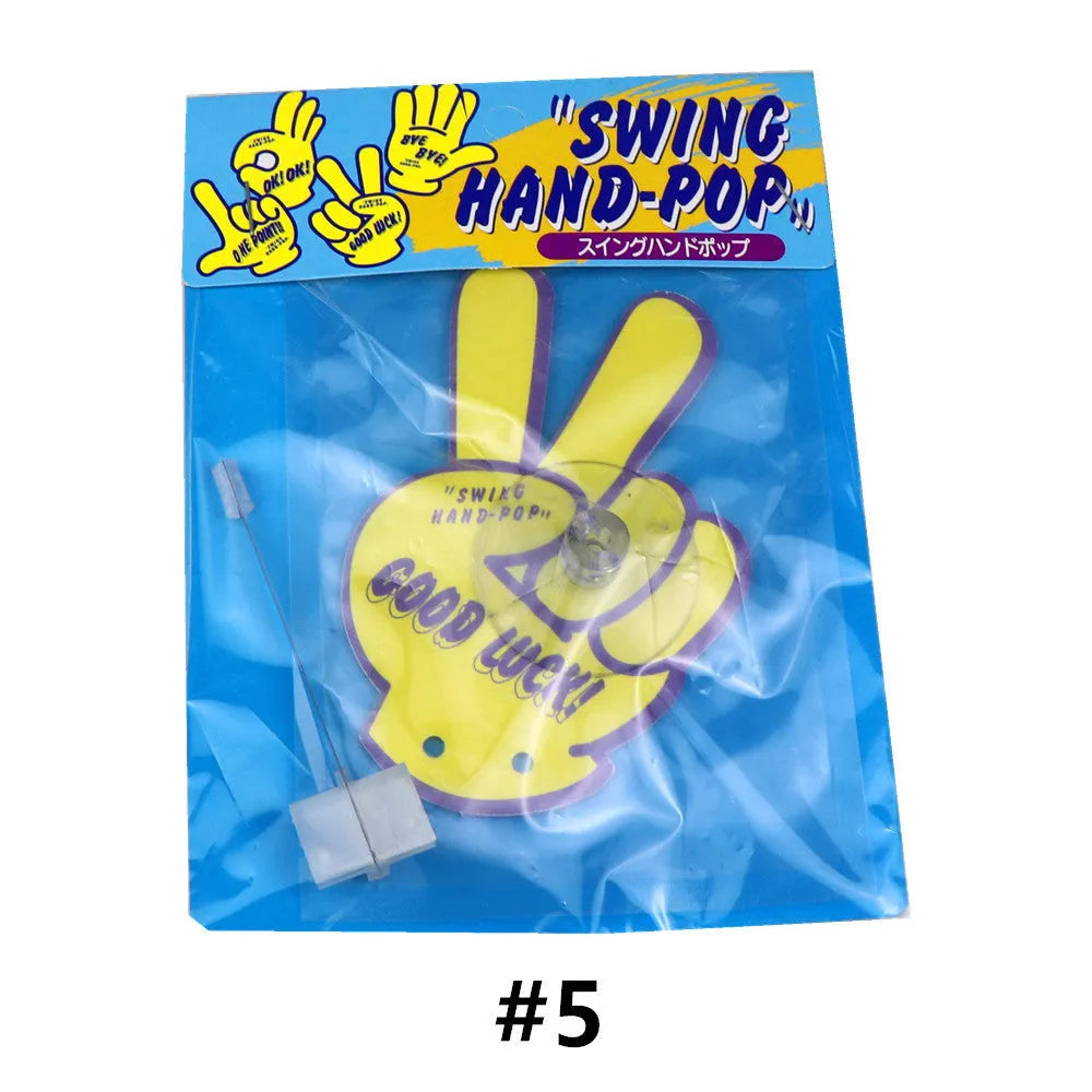 Swing hand cartoon jasmine green tea aromatherapy pendant with fixed bracket for car and indoor hanging decoration