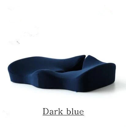 ComfortMax Memory Foam Seat Cushion with Lumbar Support in various colors