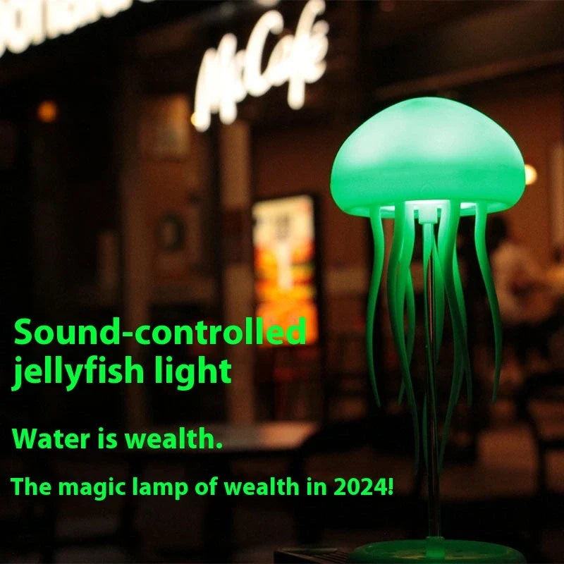 Jellyfish Mood Lamp with Adjustable Tentacles and Vibrant LED Lighting