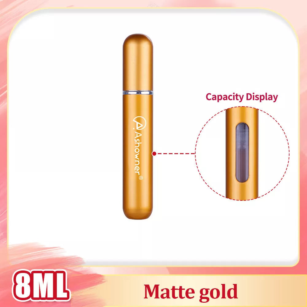 Mini Portable Perfume Bottle Spray in various colors and sizes for on-the-go fragrance
