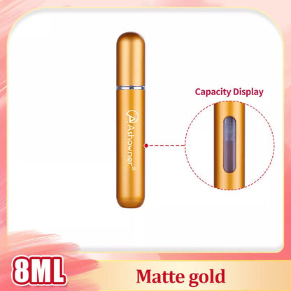 Mini Portable Perfume Bottle Spray in various colors and sizes for on-the-go fragrance