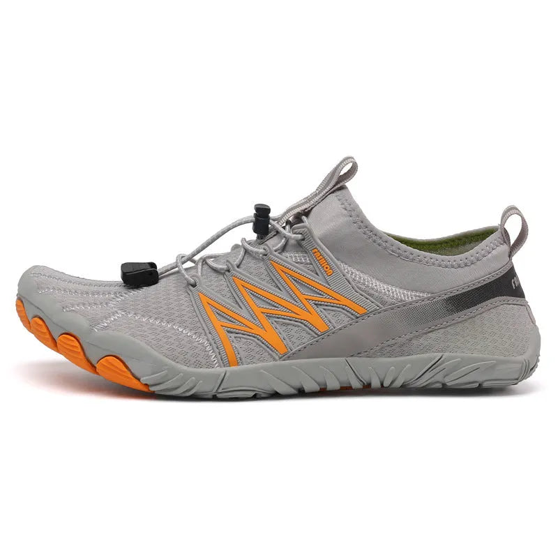 Indoor fitness training shoes with non-slip rubber soles and mesh lining in multiple colour options