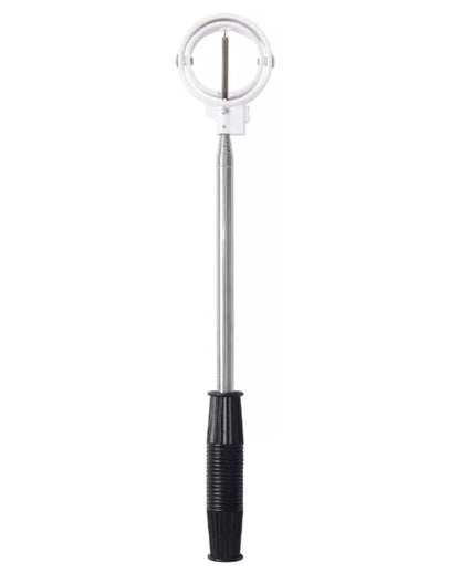 Stainless steel retractable golf ball picker with ABS handle in multiple colors