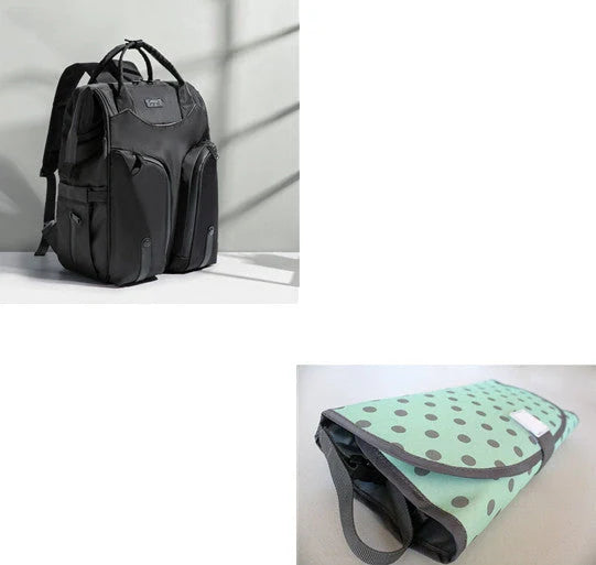 Stylish Mommy Backpack with Milk Bag Compartment in various colors