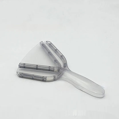 Adjustable telescopic bottle opener with non-slip red ABS handle showing extended and collapsed positions
