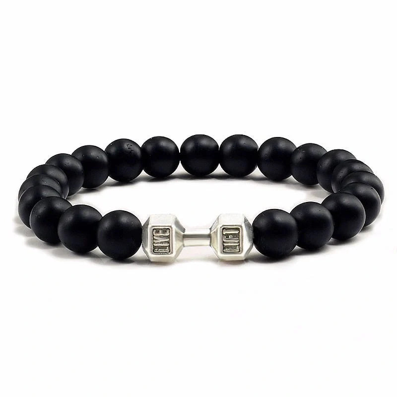 Natural volcanic stone beads bracelet with aromatherapy diffuser in various colors and sizes