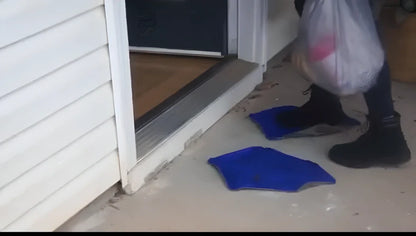 Durable Step-In Sock Shoe Covers in various colors, providing hands-free, slip-on protection for shoes and floors