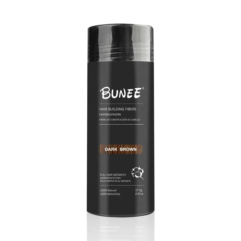 Dense Hair Fibre Powder Three-piece Set box with colour options for thinning hair coverage.
