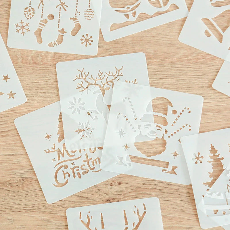 Stylish DIY holiday photo tent kit with hollowed-out design for easy festive decor and custom Christmas scenes