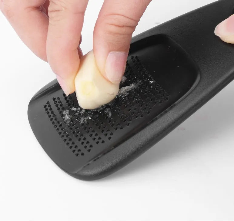 Six kitchen gadgets with cleaning brush in colour box storage unit