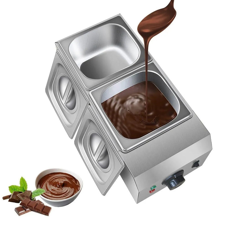 Commercial Electric Chocolate Melting Machine with 50-300°C Temperature Range and 1000W Power for Consistent Food-Grade Melting