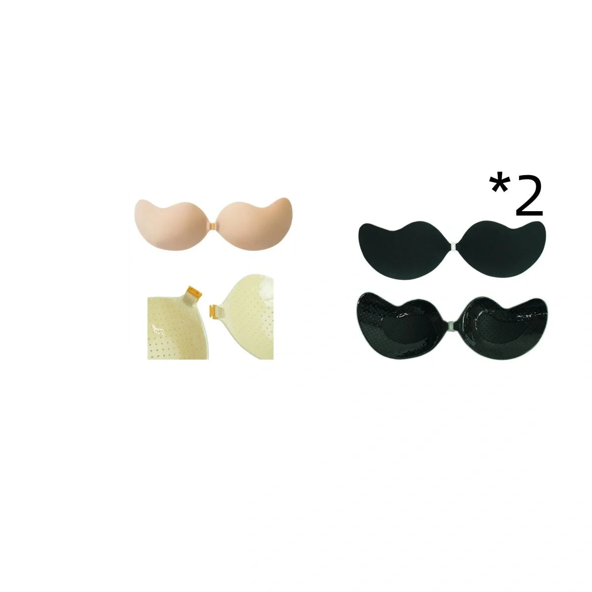 Lala Goddess Deep V Invisible Bra for women, seamless support under swimwear and dresses