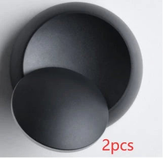 Stylish and modern moon-shaped bedside lamp with multiple lighting modes and durable iron construction