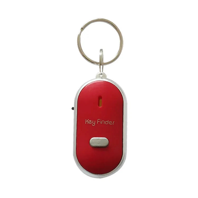 Key Finder with Voice Control Anti-lost Device: Oval-shaped Acrylic Pendant in Five Colours, Operates on Two Button Batteries for Quick Item Location