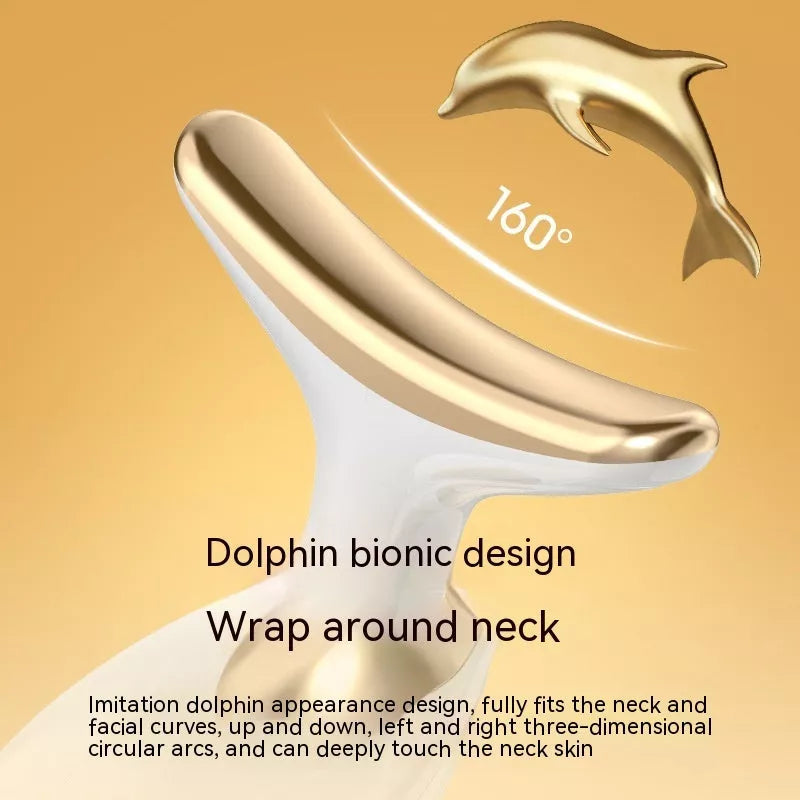 Small facial electric beauty massage instrument in black and white options