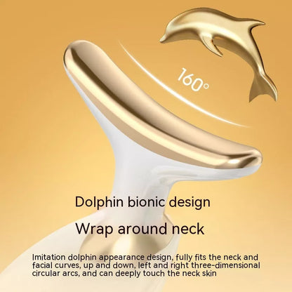 Small facial electric beauty massage instrument in black and white options