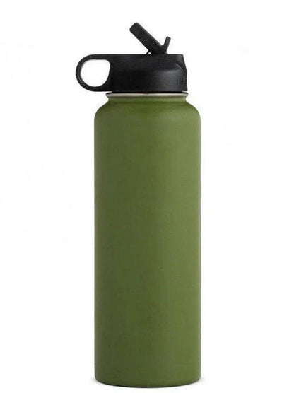 Premium stainless steel insulated water bottle in various colors, perfect for outdoor activities and hydration