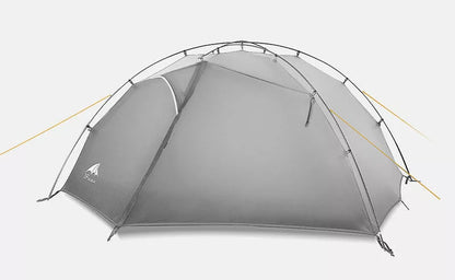 Double Layer Outdoor Camping Tent with Silicon Coating for Two People