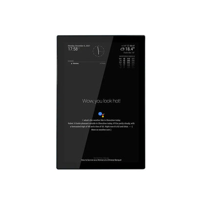 13.3-inch integrated computer voice assistant touch display with ABS housing and 12V power input