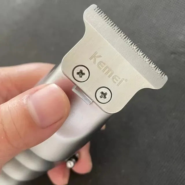 Professional barber scissors with LCD display and stainless steel blades