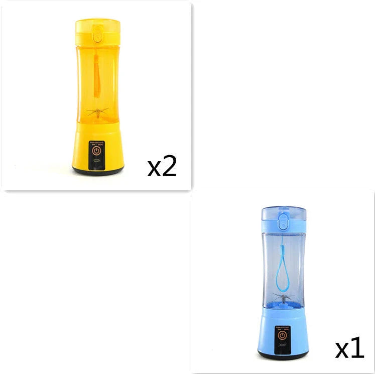 Rechargeable portable blender for making smoothies, shakes, and other on-the-go refreshments
