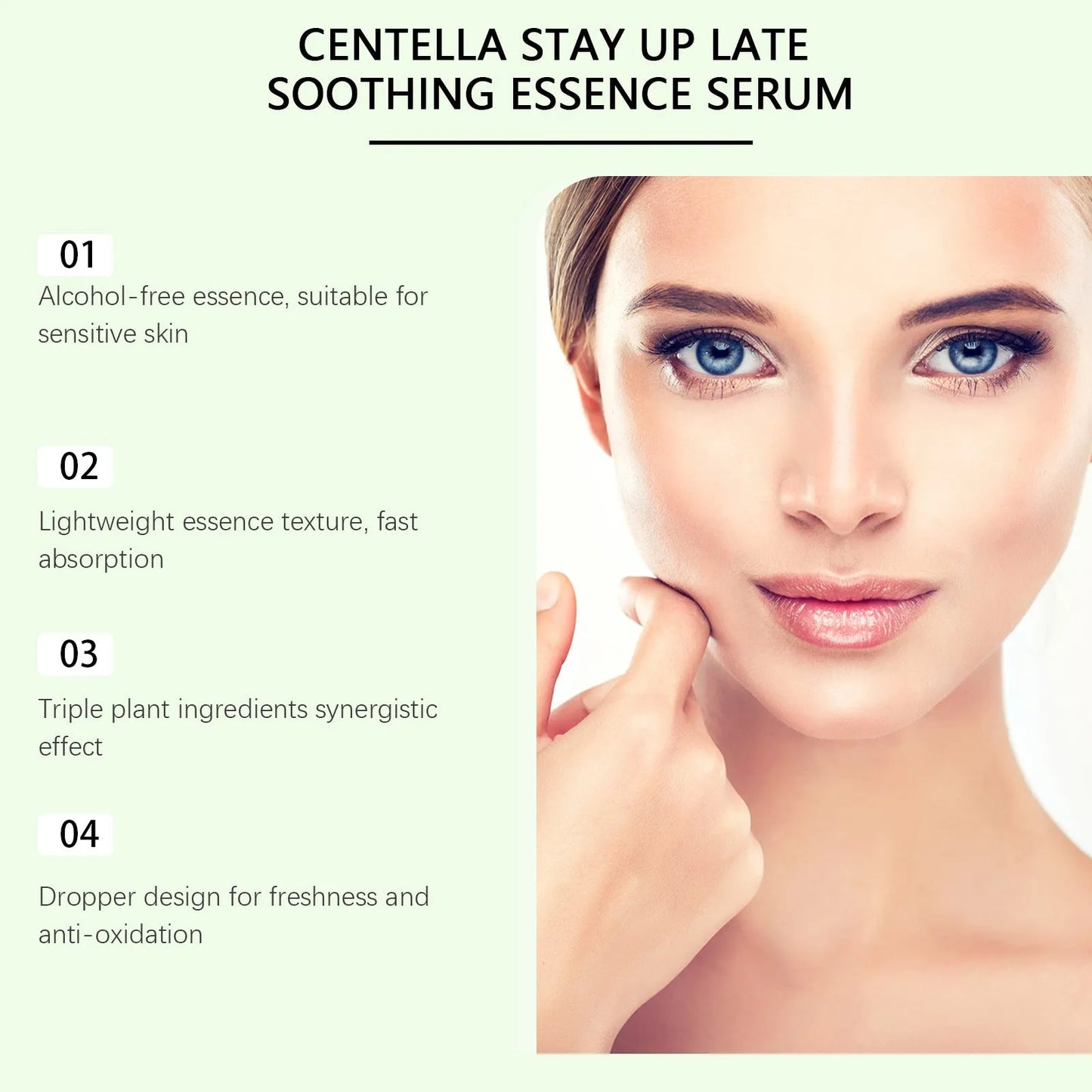 30ml bottle of Centella Asiatica Soothing Solution skincare liquid