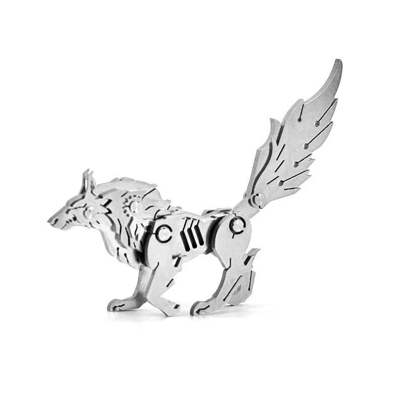 Stunningly detailed 3D metal puzzle featuring a fire-breathing ice dragon and scorpion king design