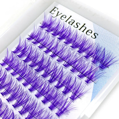 Hand-applied false eyelash extensions in multiple colours and lengths from 10mm to 16mm