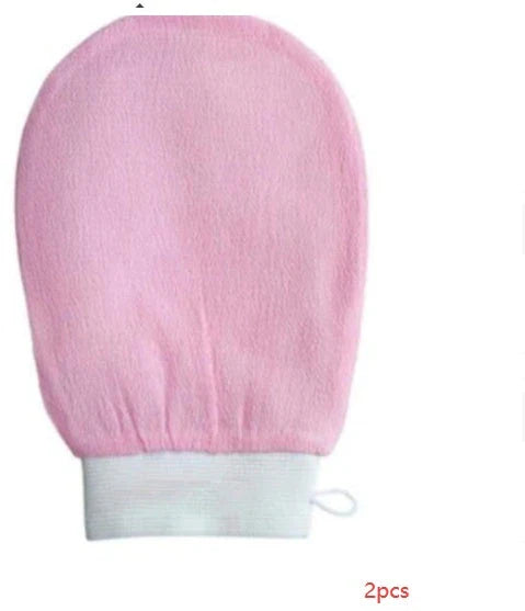 Luxurious Rayon Bath Towelette Set in various colors, showcasing the soft, absorbent, and exfoliating properties of the premium viscose fiber construction.