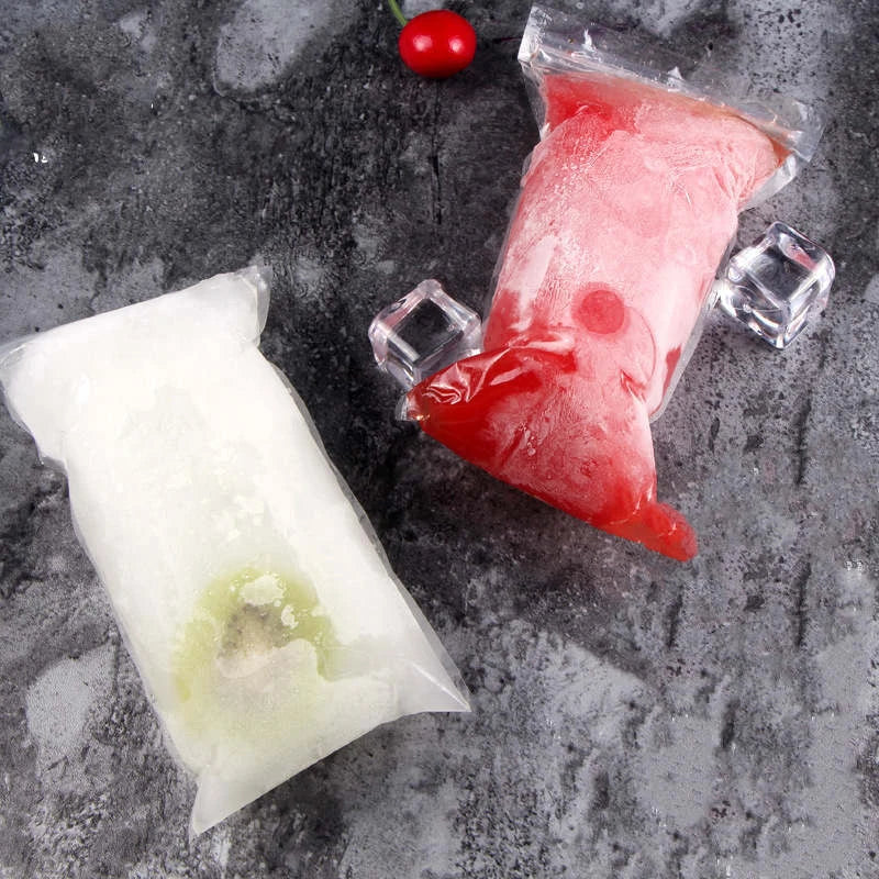 Premium popsicle molds made of BPA-free plastic with self-adhesive seals for mess-free homemade frozen treats