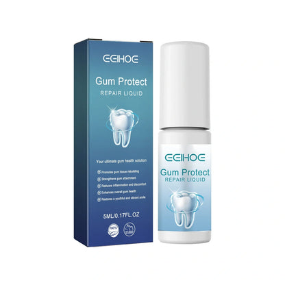 Gum Repair Series products including drops, essence, and spray for rejuvenating oral health and removing tooth stains
