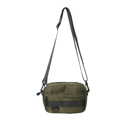 Men's nylon crossbody messenger bag in street style with 22cm length dimensions