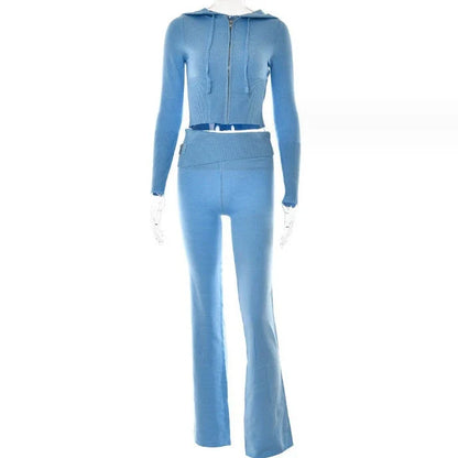 A stylish and comfortable hoodie suit set featuring a variety of color options, perfect for everyday wear.