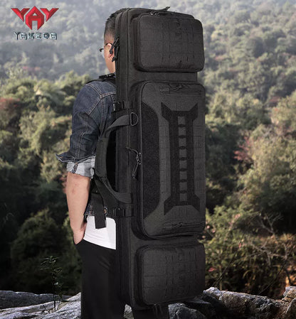 Outdoor CS Water Bullet 36 Inch Fishing Bag in black, mud, or black CP camouflage