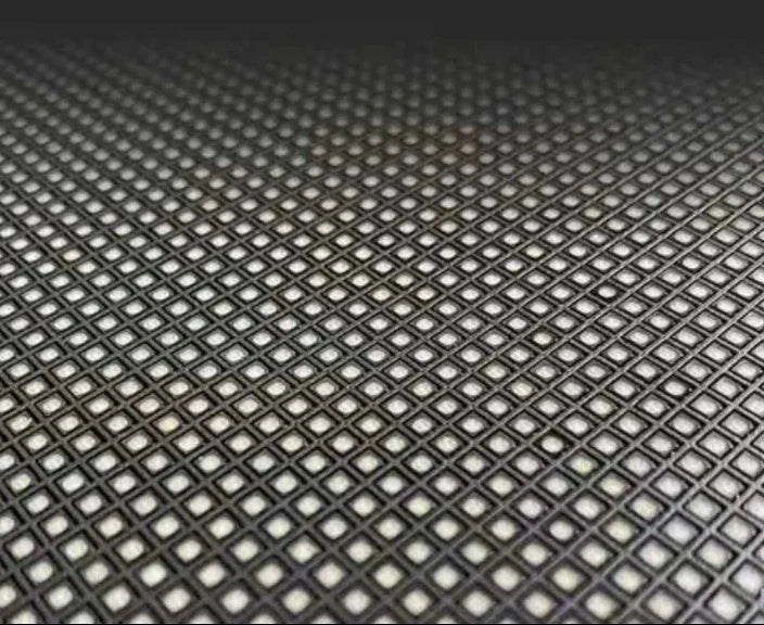 Car Rear Window LED Emoticon Screen displaying vibrant seven-color message