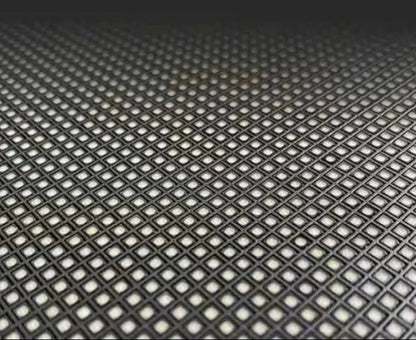 Car Rear Window LED Emoticon Screen displaying vibrant seven-color message