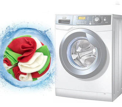 Soft and interactive puzzle ball toy made of polar fleece for dogs and cats to sniff and forage for hidden treats