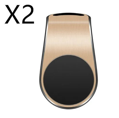 Adjustable rotation car bracket for power outlet phone mounting in black, gold, and silver colour options