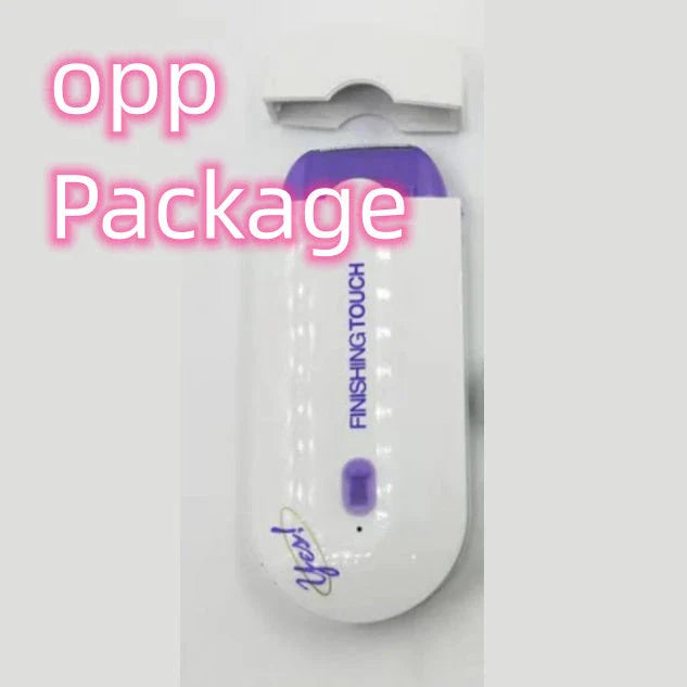 Cordless electric hair remover for smooth, hair-free skin on face, legs, and other areas