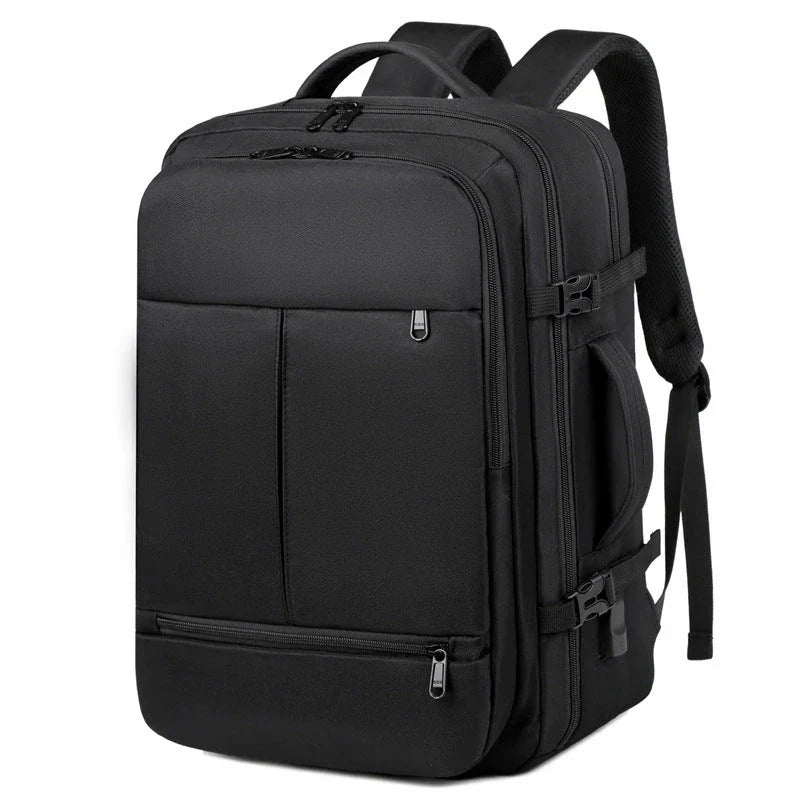Versatile laptop backpack with multiple pockets and storage compartments for business travelers