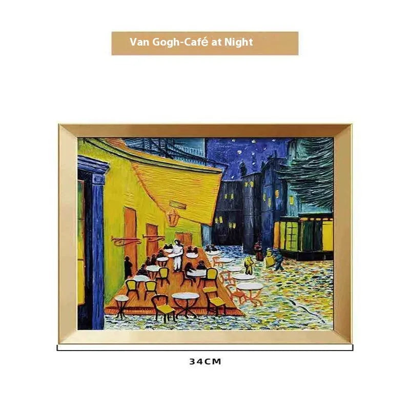 DIY oil painting kit with epoxy canvas, propylene paints, and brushes for creating hand-drawn artwork at home