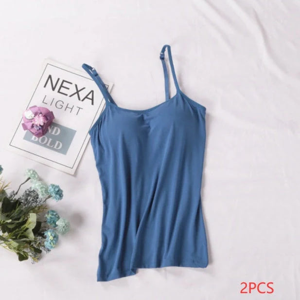 Women's Slim Fit Modal Camisole in various colors for comfortable, stylish layering