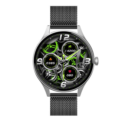 Smart watch for blood sugar monitoring with heart rate tracking on 1.43 inch AMOLED screen