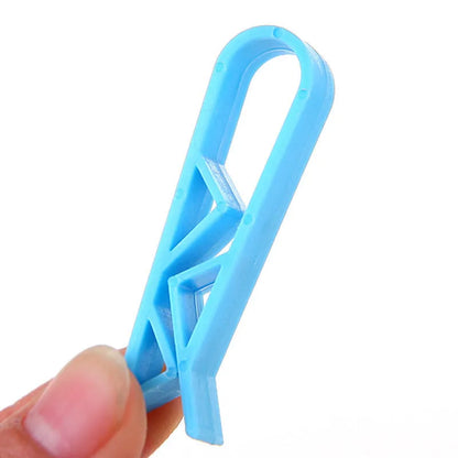 PP plastic non-slip garbage bag fixing clip for securing bin liners.
