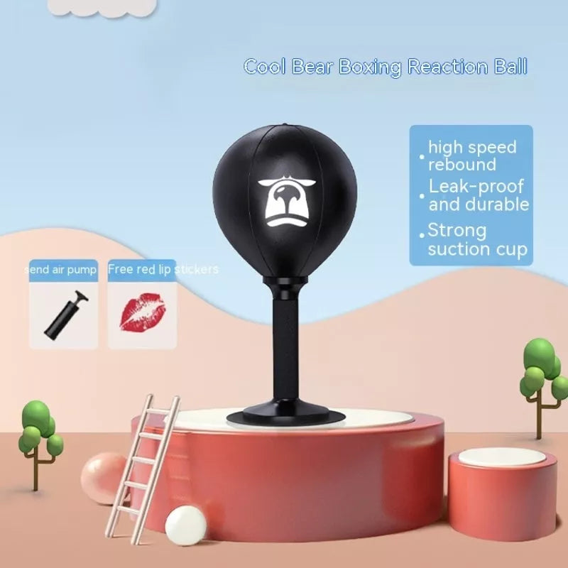 Boxing Desktop Speed Ball in Cool Bear style for agility training