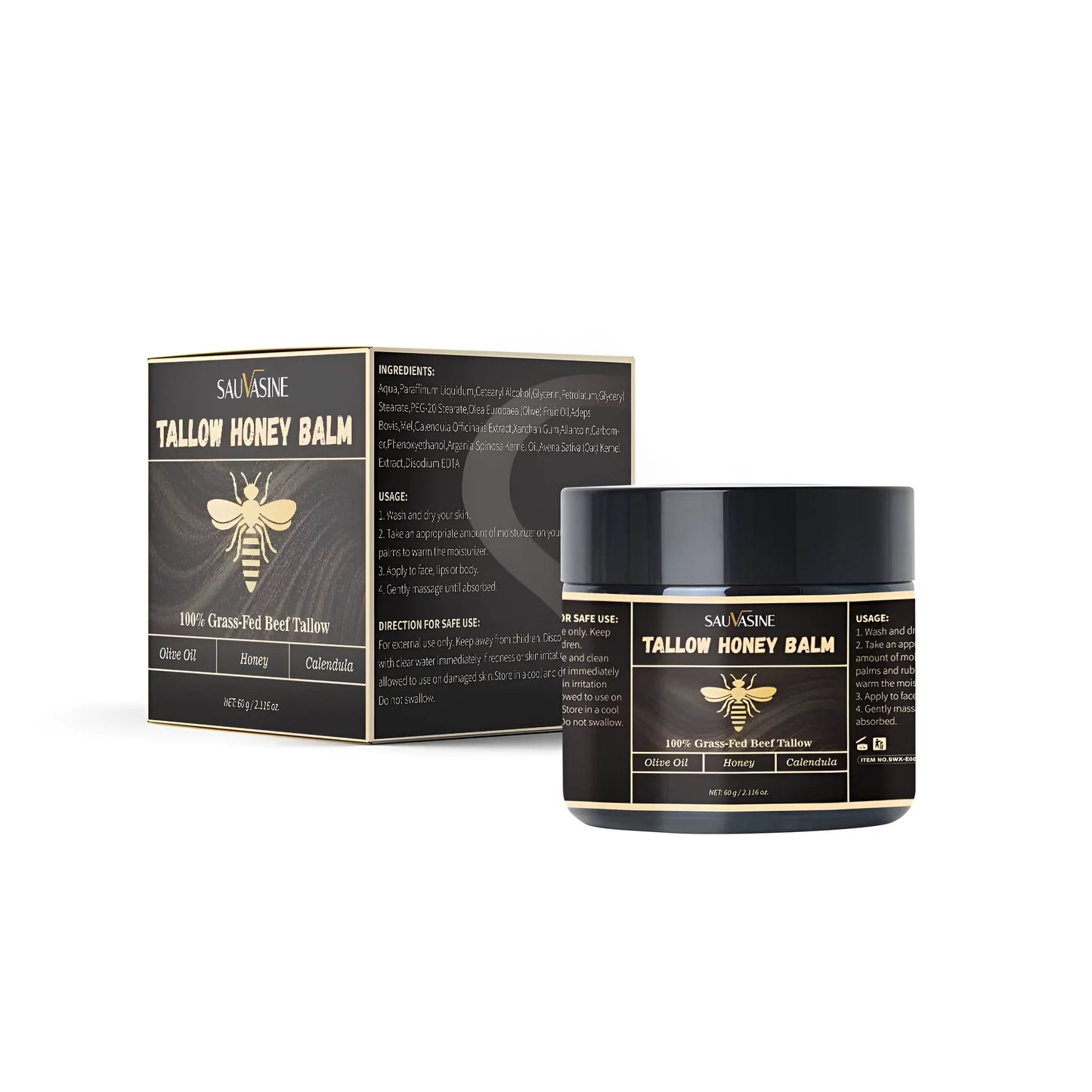 60g jar of Butter and Honey Cream facial moisturiser for universal skin types