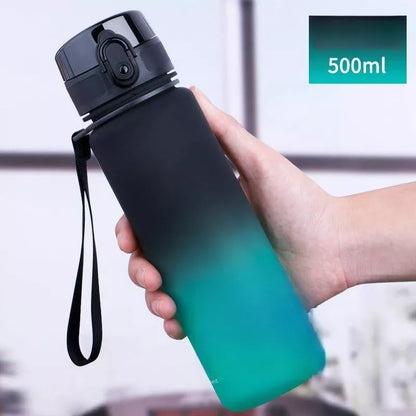 Large capacity Tritan sports water bottle in vibrant colors, perfect for hydration on the go
