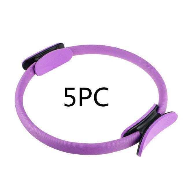 Dual Exercise Pilates Ring for core strengthening and posture correction in various colors